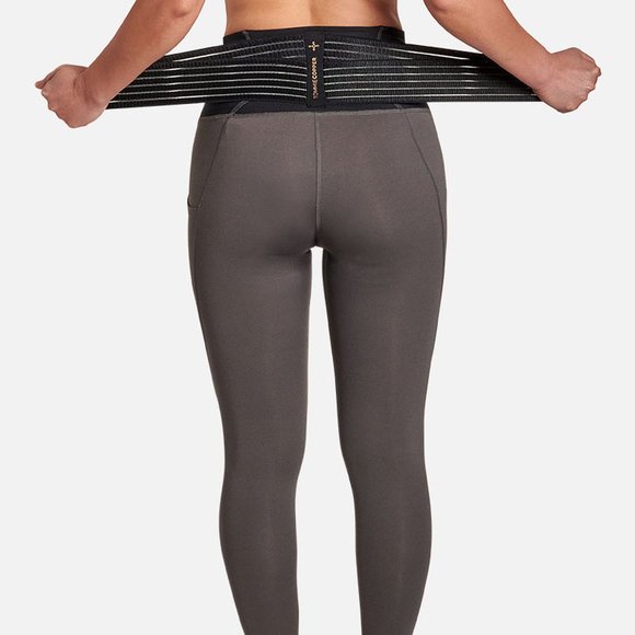 TOMMIE COPPER Lower Back Support Leggings with Adjustable Straps NWT - S - Picture 2 of 5